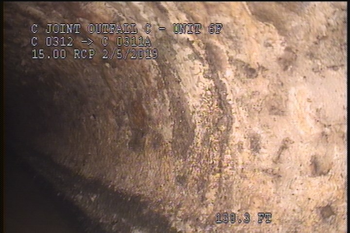 Surface Reinforcement Visible, from 08 to 04 o'clock, within 8 inches of joint: YES, Start