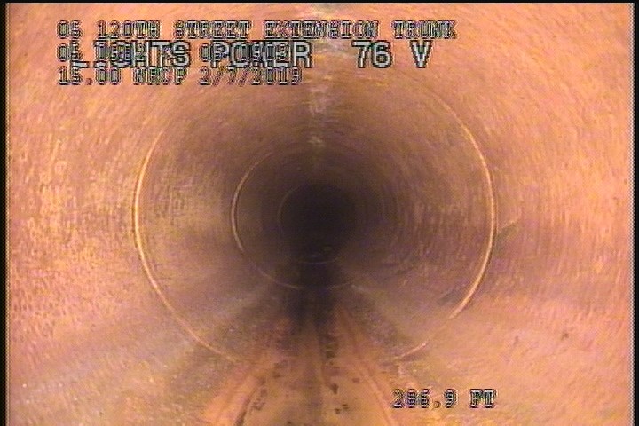 Water Level, 0 %of cross sectional area - NO FLOW