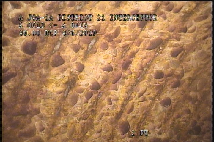 Surface Reinforcement Visible, from 08 to 04 o'clock, within 8 inches of joint: YES