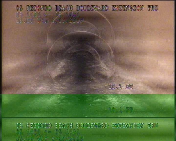 Water Level, 0 %of cross sectional area - NO FLOW