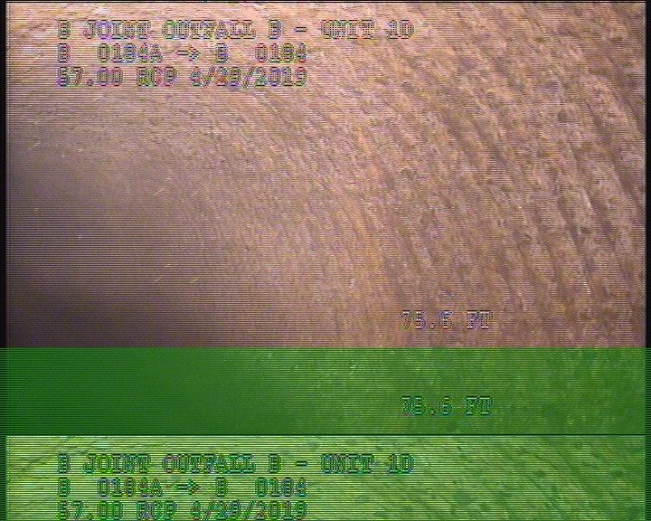 Surface Reinforcement Corroded, from 10 to 02 o'clock, within 8 inches of joint: YES - CIRCUM REBAR