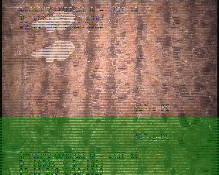 Surface Reinforcement Corroded, from 10 to 02 o'clock, within 8 inches of joint: NO - CIRCUM REBAR