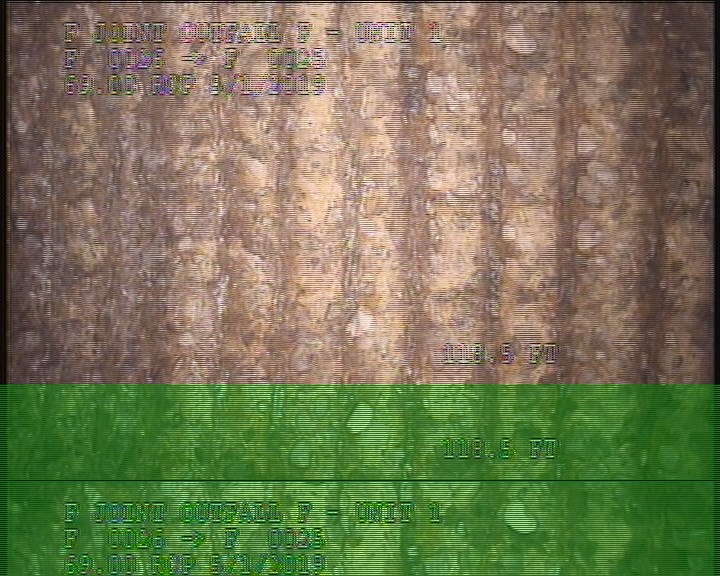Surface Reinforcement Corroded, from 10 to 02 o'clock, within 8 inches of joint: NO - LONG & CIRCUM REBAR