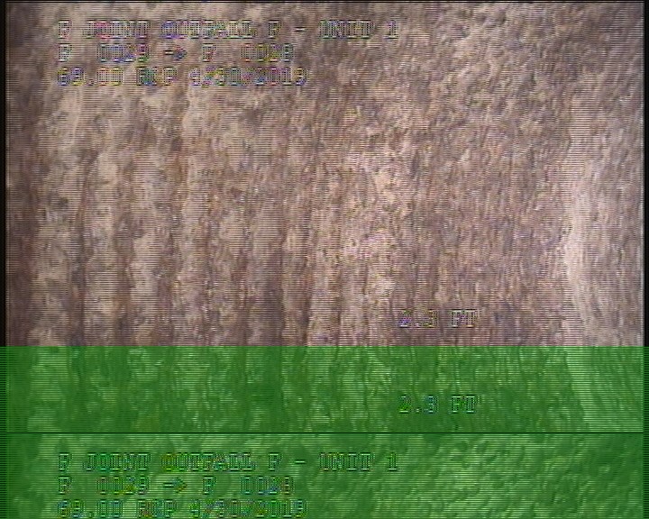 Surface Reinforcement Corroded, from 09 to 03 o'clock, within 8 inches of joint: YES, Start - LONG & CIRCUM REBAR