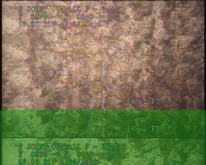 Surface Reinforcement Corroded, from 08 to 04 o'clock, within 8 inches of joint: NO - CIRCUM REBAR SPORATIC