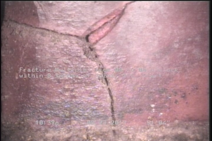 Fracture Multiple, from 08 to 04 o'clock, within 8 inches of joint: YES, Start