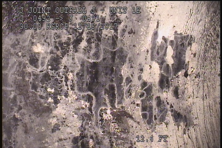 General Observation - WHITE BUILD UP ON PIPE