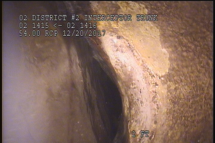 Survey Abandoned - VIEW OF THE UPLEG OF THE SIPHON