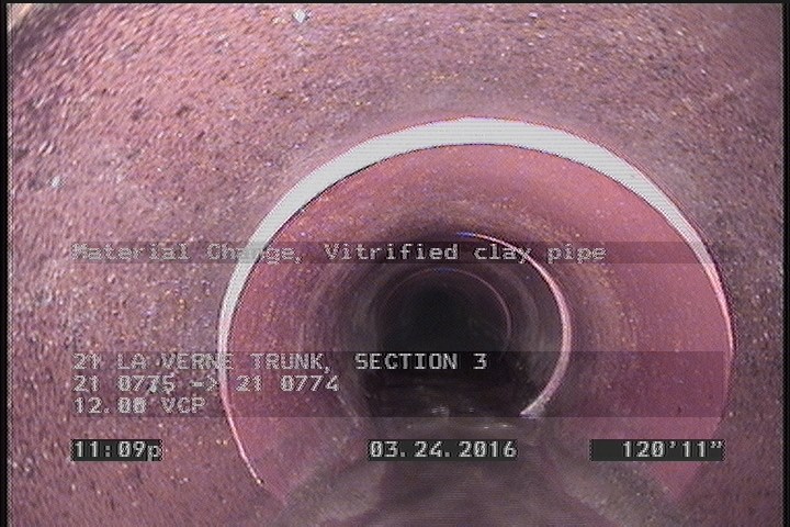 Material Change, Vitrified clay pipe