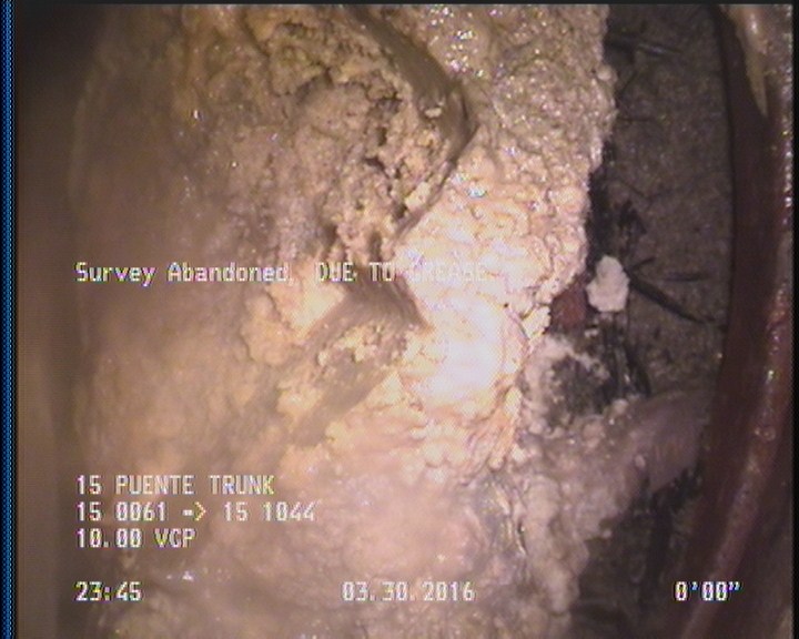 Survey Abandoned - DUE TO GREASE.