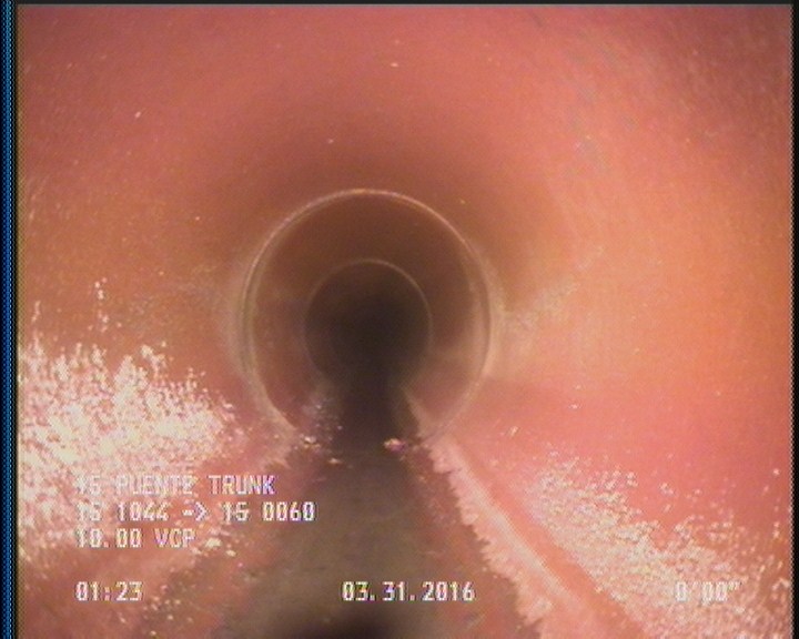 Deposits Attached Grease, 5 %of cross sectional area, from 05 to 07 o'clock, , within 8 inches of joint: YES, Start