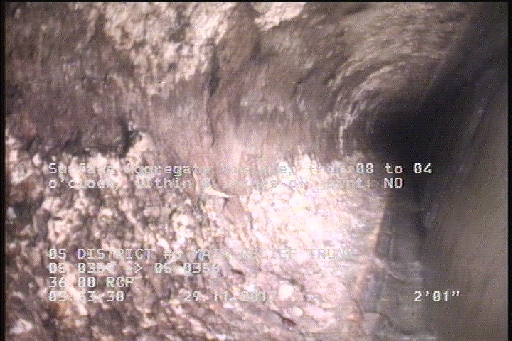 Surface Aggregate Visible, from 08 to 04 o'clock, within 8 inches of joint: NO