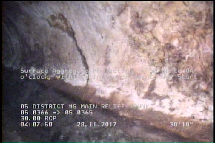Surface Aggregate Projecting, from 08 to 04 o'clock, within 8 inches of joint: NO, Start