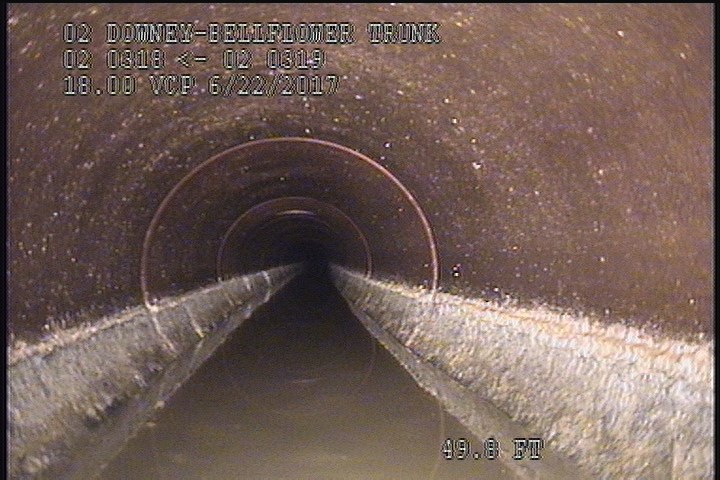 Deposits Attached Grease, 5 %of cross sectional area, from 03 to 09 o'clock, , within 8 inches of joint: YES, Start