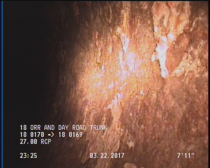 Surface Spalling, from 09 to 03 o'clock, within 8 inches of joint: YES, Start