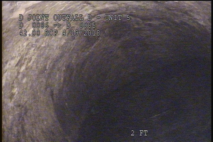 Survey Abandoned - VIEW OF THE MIDDLE BARREL DOWNLEG OF THE SIPHON