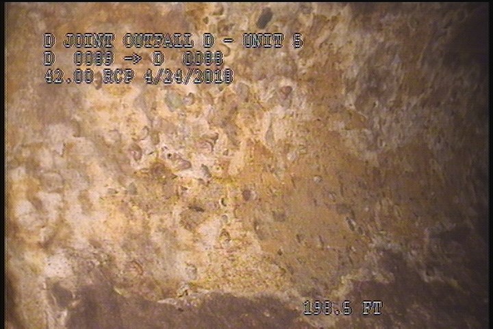 Surface Aggregate Visible, from 11 to 01 o'clock, within 8 inches of joint: YES, Start