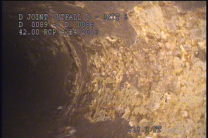 Surface Spalling, from 10 to 02 o'clock, within 8 inches of joint: YES, Start
