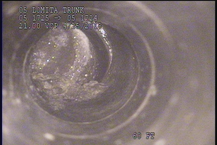 Tap Factory Made, at 12 o'clock, -, within 8 inches of joint: YES, 6" - Open-TOP OF LATERIAL POSSIBLE ROOTS