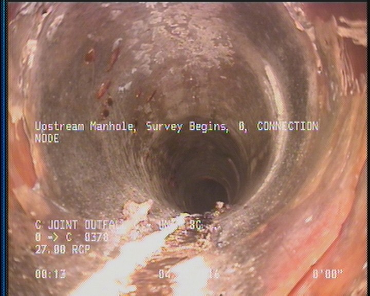 Upstream Manhole, Survey Begins - 0, CONNECTION NODE