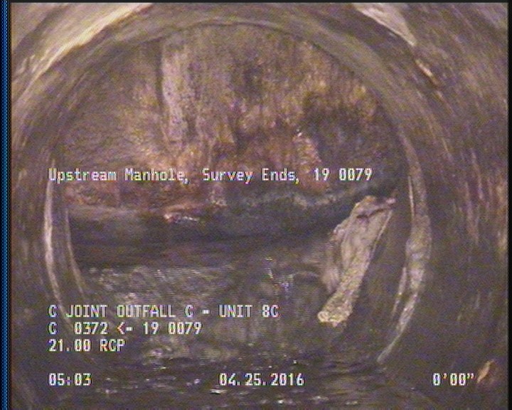 Upstream Manhole, Survey Ends - 19 0079