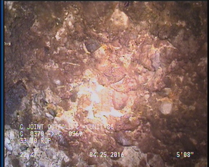 Surface Aggregate Projecting, from 09 to 03 o'clock, within 8 inches of joint: YES, Start