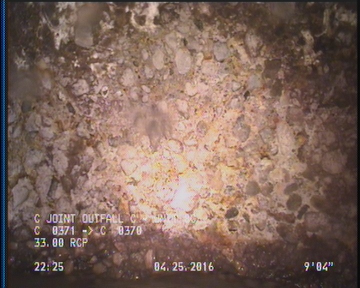 Surface Aggregate Projecting, from 09 to 03 o'clock, within 8 inches of joint: YES, Start