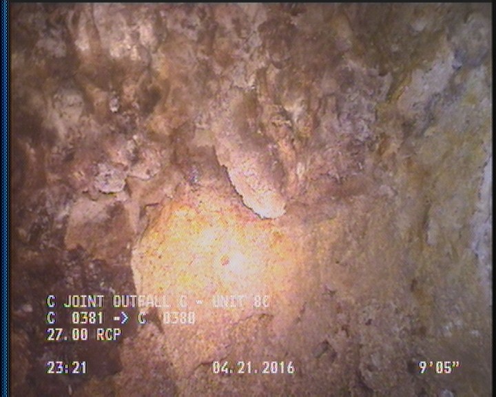 Surface Spalling, from 09 to 03 o'clock, within 8 inches of joint: YES, Start