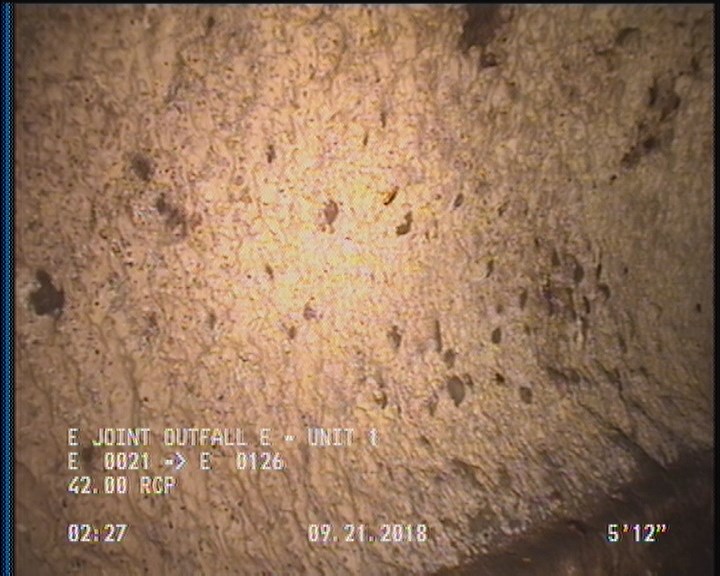 Surface Aggregate Projecting, from 09 to 03 o'clock, within 8 inches of joint: YES, Start
