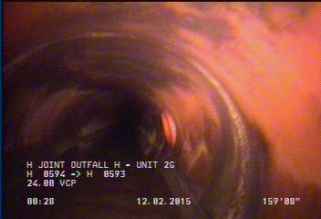 Tap Break-In Active, at 02 o'clock, -, within 8 inches of joint: NO, 6"