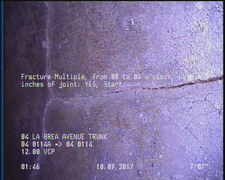 Fracture Multiple, from 08 to 04 o'clock, within 8 inches of joint: YES, Start