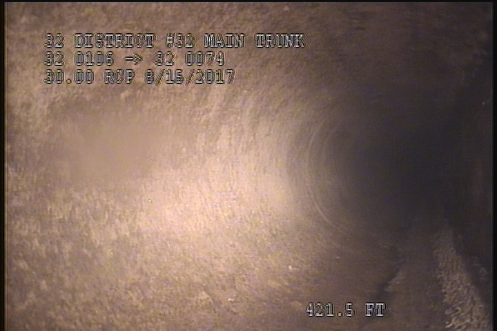General Observation - START OF SINKHOLE LOCATION APPROX 420' D/S