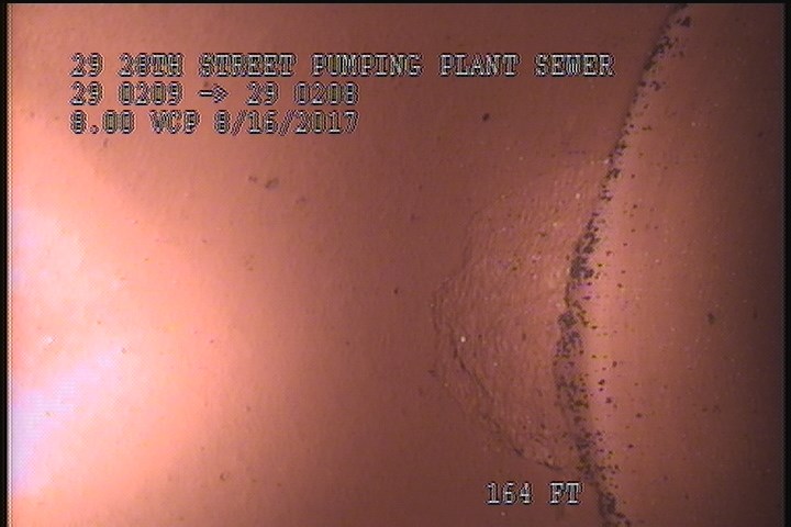 Surface Spalling, at 10 o'clock, within 8 inches of joint: YES