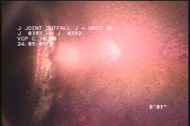 Crack Spiral, from 03 to 05 o'clock, within 8 inches of joint: YES