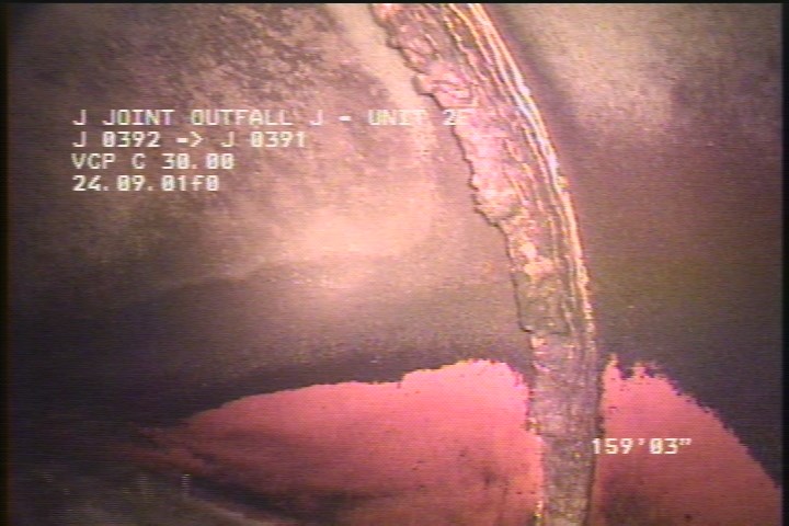 Deposits Settled Compacted, 5 %of cross sectional area, from 10 to 04 o'clock, , within 8 inches of joint: YES