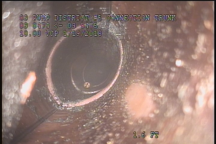 Downstream Manhole, Survey Begins - 2:03 AM