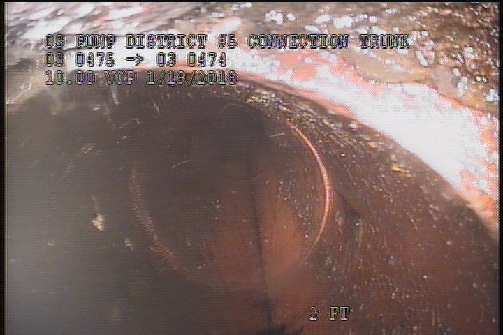 Water Mark, 45 %of cross sectional area