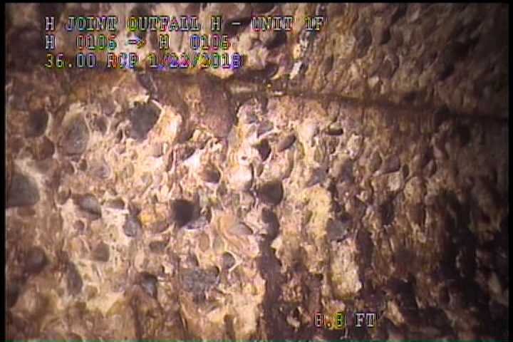 Surface Reinforcement Visible, from 09 to 03 o'clock, within 8 inches of joint: NO - LONG & CIRCUM REBAR