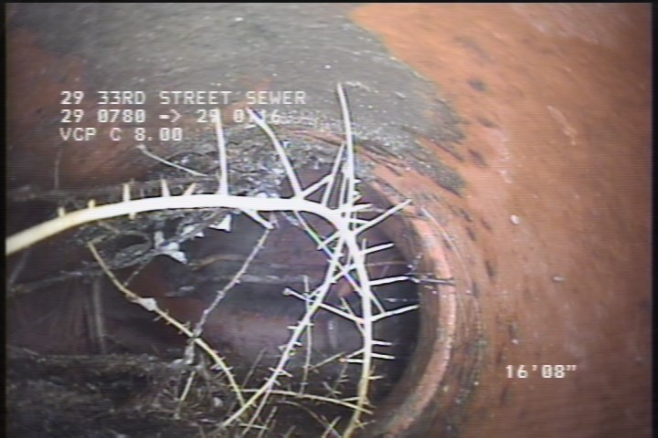 Tap Factory Made Defective, at 09 o'clock, -, within 8 inches of joint: YES, 6" - OPEN-30% ROOTS