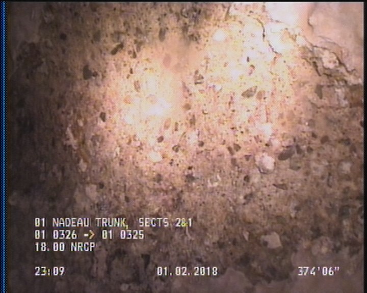 Surface Aggregate Projecting, from 09 to 03 o'clock, within 8 inches of joint: YES, Start