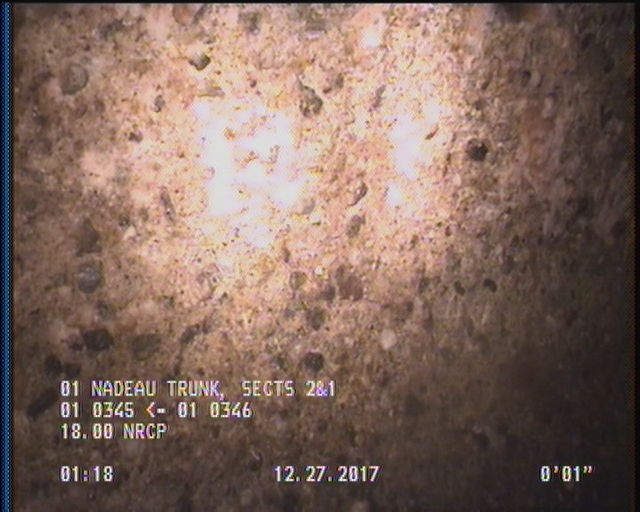 Surface Aggregate Projecting, from 08 to 04 o'clock, within 8 inches of joint: YES, Start