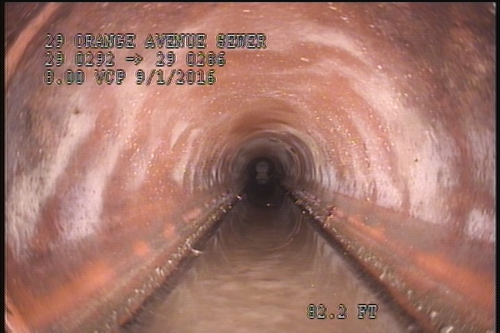 Water Level, Sag in pipe, 20 %of cross sectional area, Change