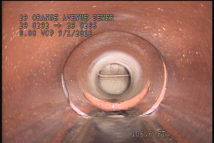 Water Level, Sag in pipe, 20 %of cross sectional area, Finish