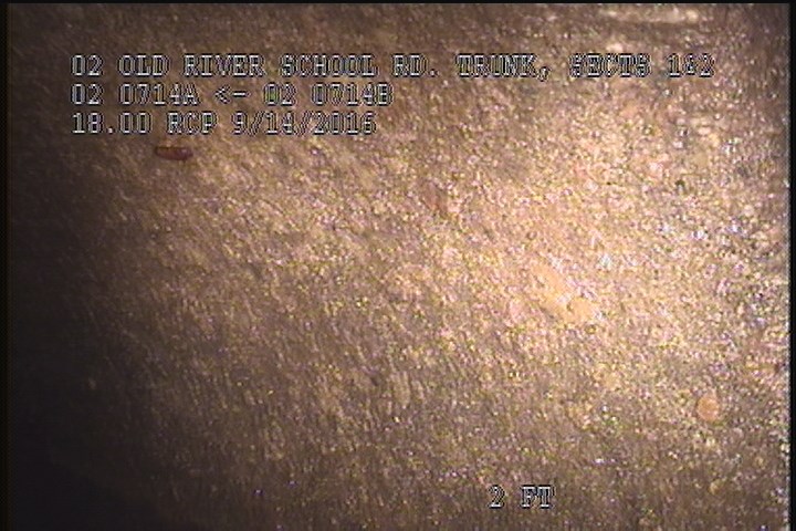 Surface Aggregate Visible, from 10 to 02 o'clock, within 8 inches of joint: NO