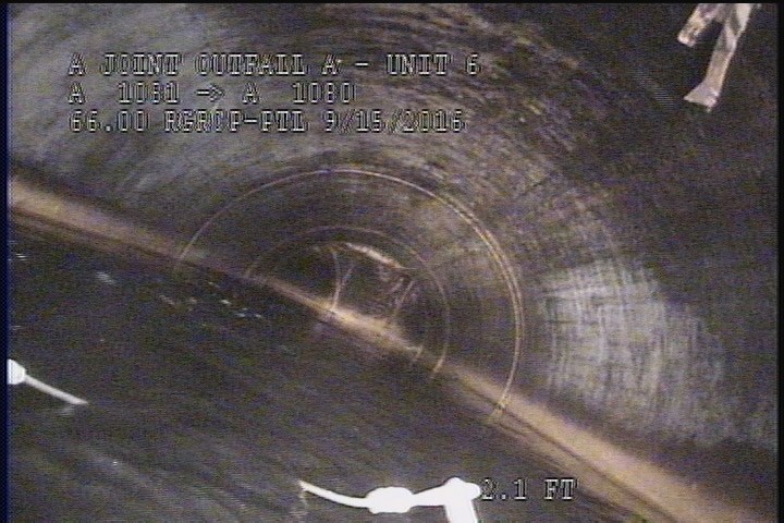 Upstream Manhole, Survey Begins - 1:50 PM