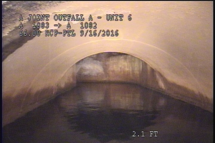 Upstream Manhole, Survey Begins - 11:24 AM