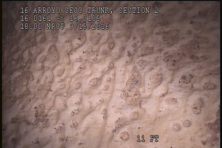 Surface Aggregate Visible Chemical, from 09 to 03 o'clock, within 8 inches of joint: YES, Start