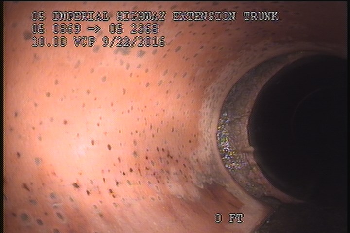 Upstream Manhole, Survey Begins - 2:30AM-MH IS CAPPED