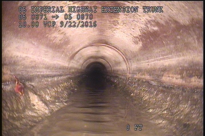 Deposits Attached Grease, 5 %of cross sectional area, from 03 to 09 o'clock, , within 8 inches of joint: YES, Start
