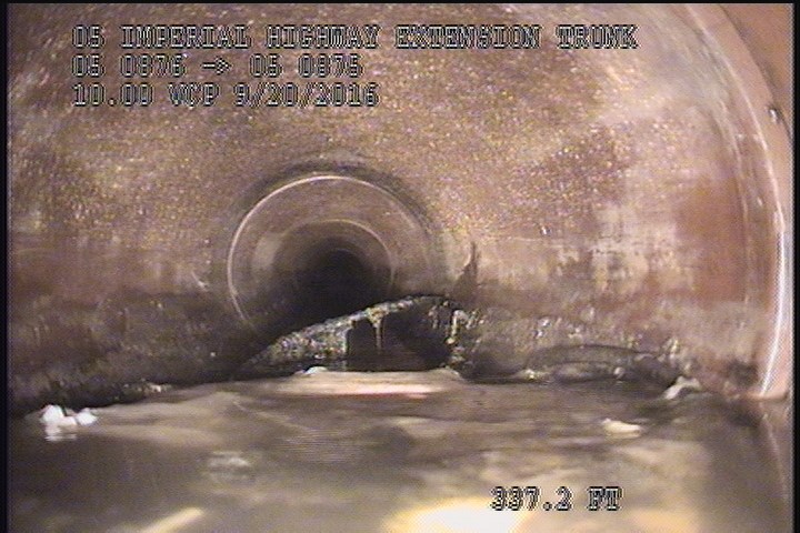 Deposits Settled Other, 20 %of cross sectional area, from 04 to 08 o'clock, , within 8 inches of joint: YES - METAL CABLE-DVD CLIP #2